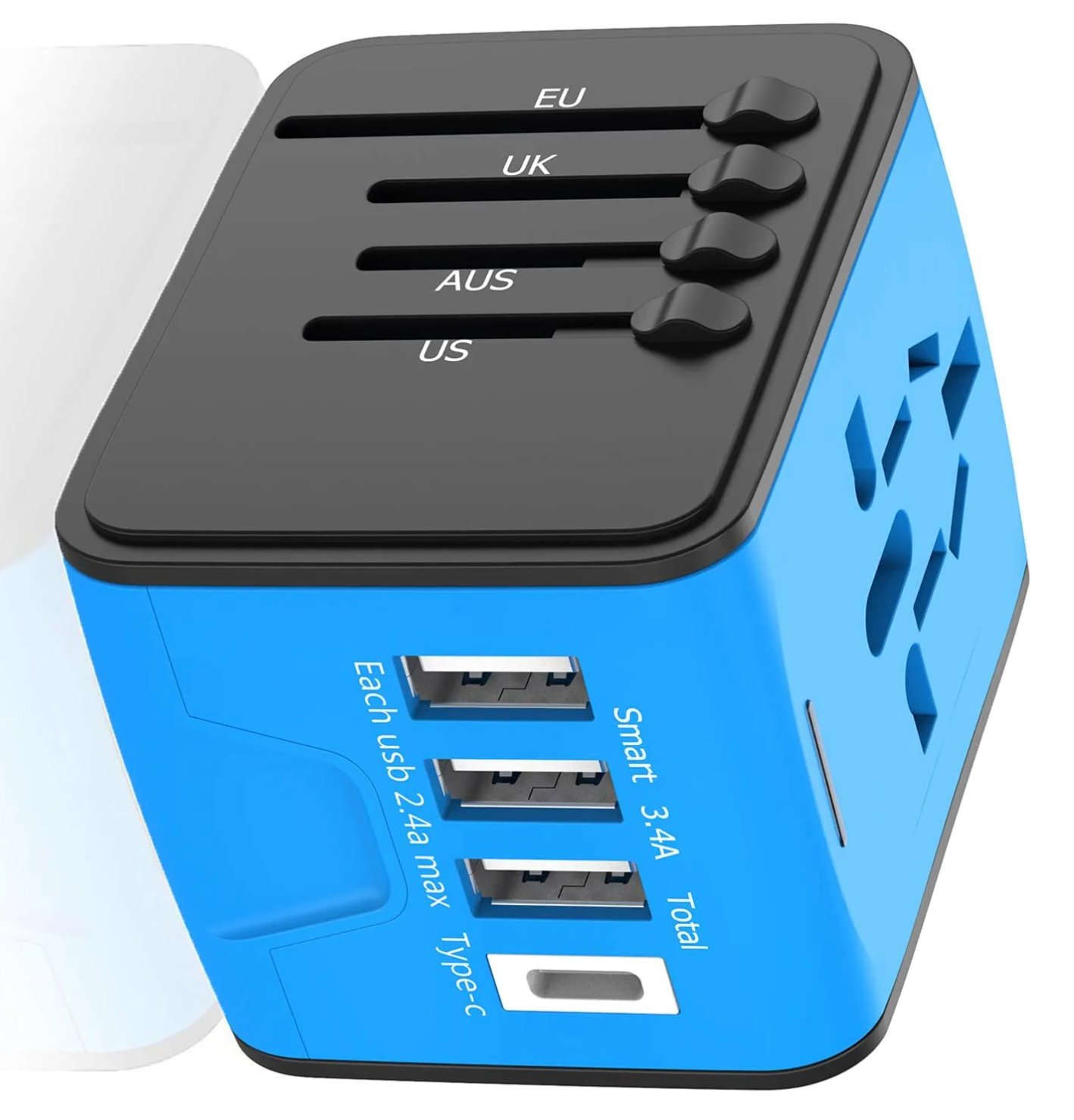 SwiftCharge Universal Travel Adapter - 5A Fast Charging Worldwide Adapter