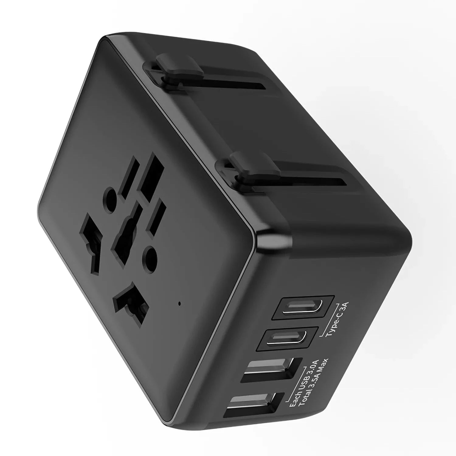 WorldConnect Universal Travel Adapter – 2 USB & Type-C Power